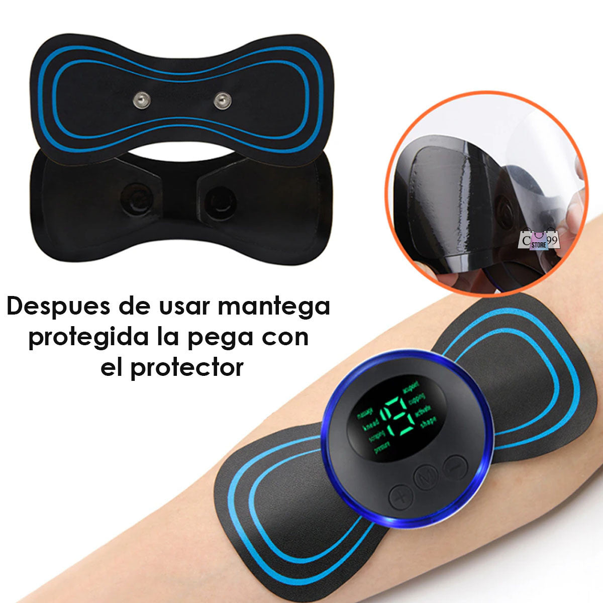 ™🌟 |MINI MASAJEADOR CERVICAL ELÉCTRICO RECARGABLE USB + CONTROL EXTRA - TECNOLOGÍA